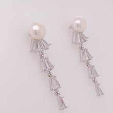 Load image into Gallery viewer, Cultured Freshwater Pearl (4.5-5mm), Mini Skirt Stud Earrings - Anna Wang New York 